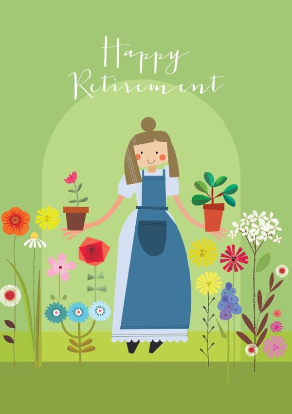 Classic Retirement Card - Gardening created by Kali Stileman