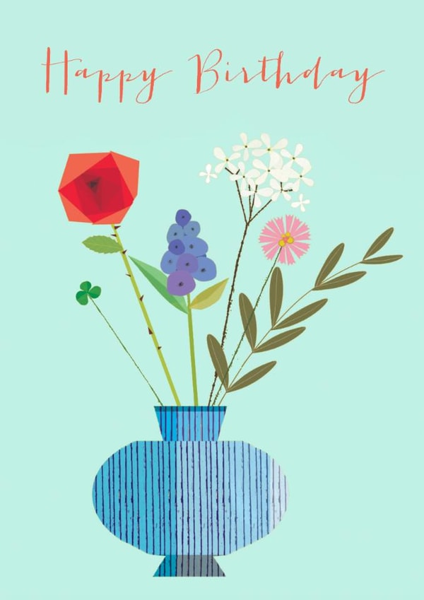 Classic Birthday Card - Pretty Flowers created by Kali Stileman
