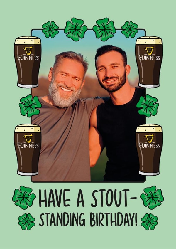 Guinness Birthday Card - Pints Of Guinness - Stout created by TeePee Creations
