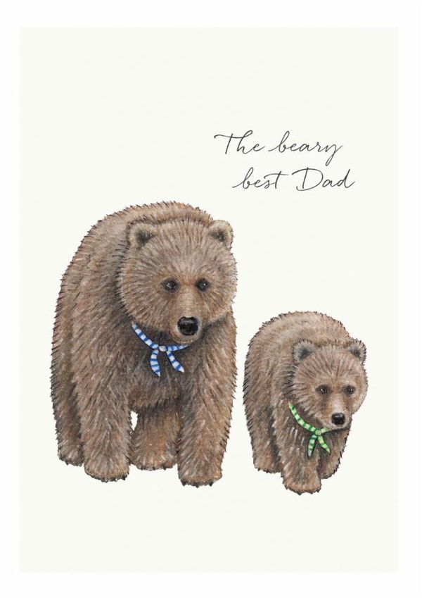 Cute Pape Bear Father's Day Card - Happy Father's Day created by Lottie Murphy