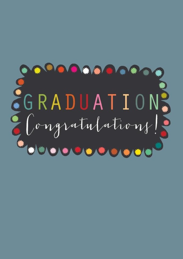 Classic Graduation Card - Congratulations created by Kali Stileman