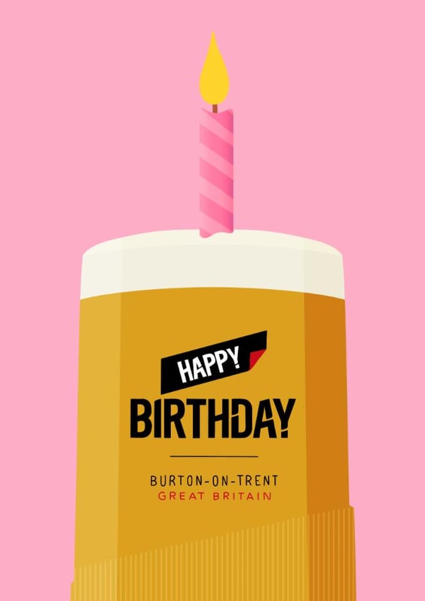 Fun Birthday Card - Carling - For Her created by Pink Peach Cards