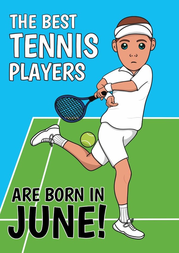 Funny Birthday Card - June - Tennie created by @Cupsie's Creations