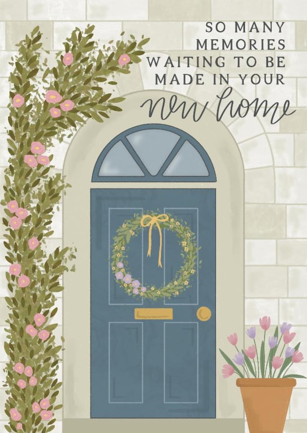 Pretty  New Home Card - New Memories created by Ellice Owens Designs