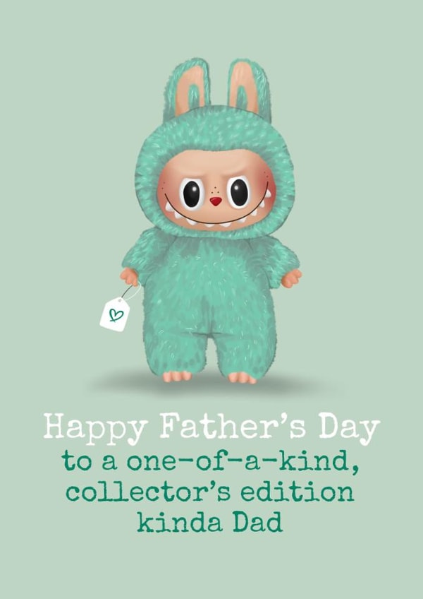 Funny Father's Day Card - Labubu - Collectors Edition created by Running with Scissors