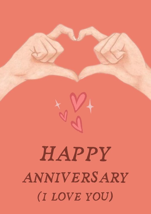 Cute 'I Love You' Anniversary Card created by Annie Moon 