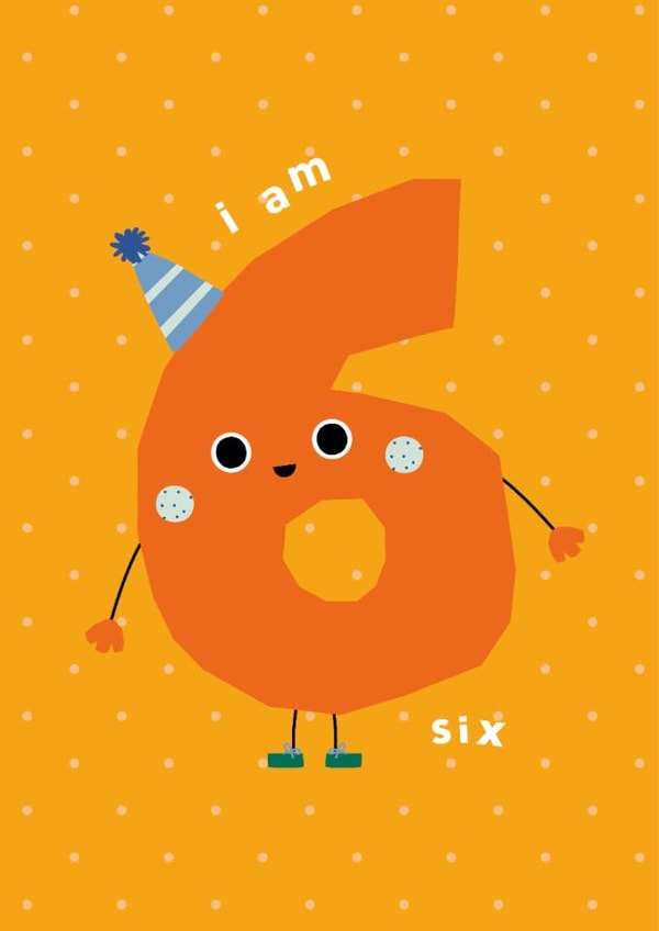 Cute Birthday Card - 6th - Party created by Ellie Hyde