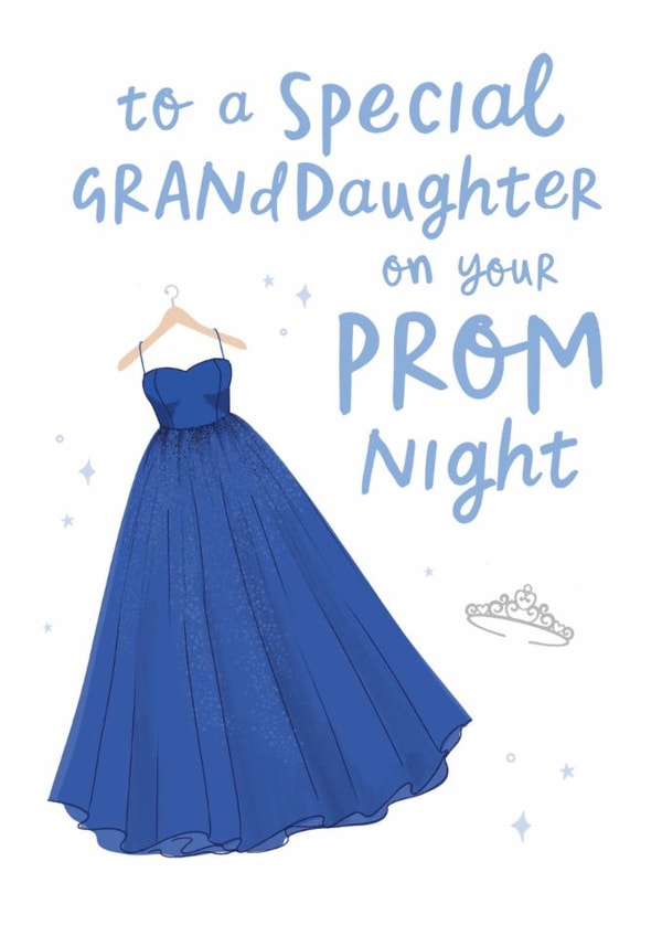Classic Graduation Card - Special Granddaughter - Prom Night created by The Cake Thief