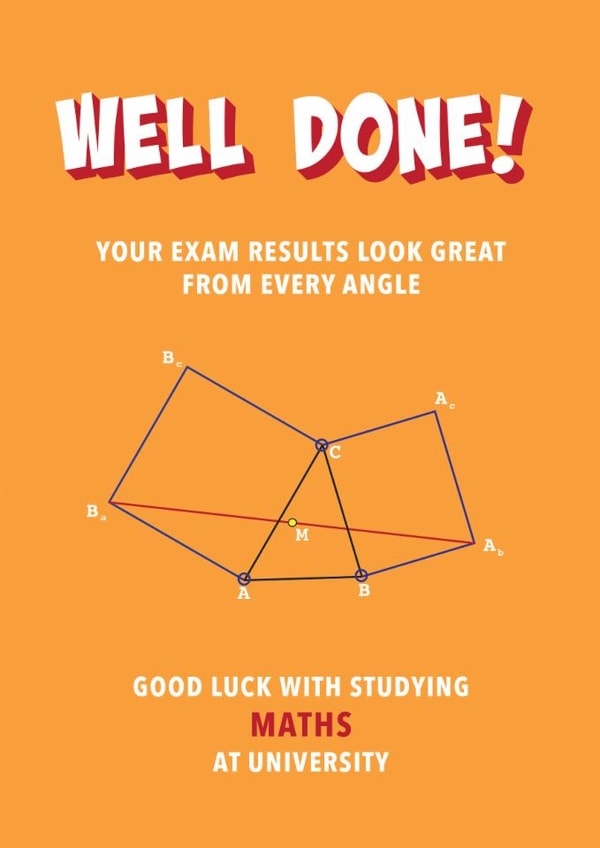 Funny Exams Card - Maths - University created by Incognito