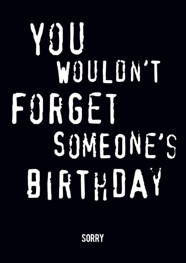 Funny Birthday Card - Belated - Anti-Piracy created by Fatchair Print