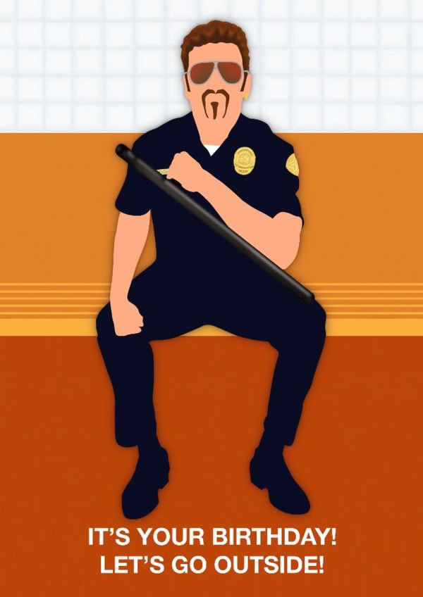 Funny Birthday Card - George Michael created by Paul Jones