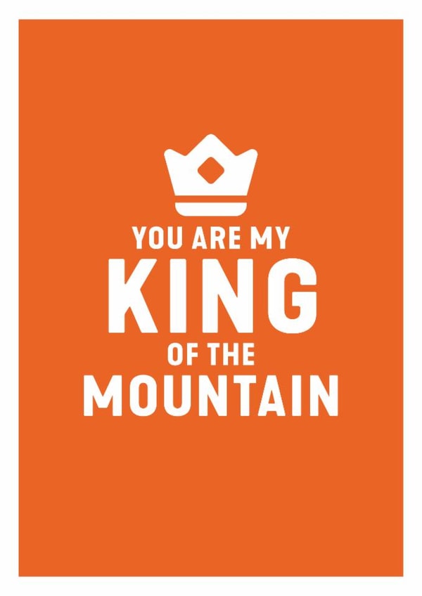 A stylish art card for all the cycling and Strava obsessed people in your life! created by DOMINIC RAAD