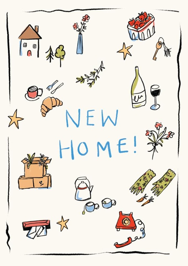 Classic New Home Card - Illustrations - New Home! created by Lauren Barclay