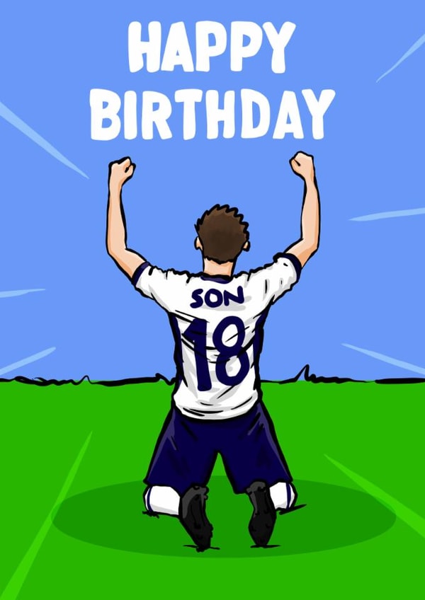 Fun 18th Birthday Card - For Son - Football created by ZB CREATIVE