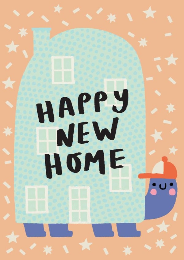 Cute New Home Card - Tortoise created by by Rosie Banton