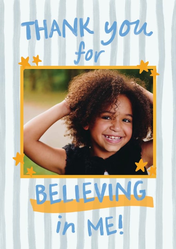 Classic Thank You Card - Believing In Me created by Sweetlove Press