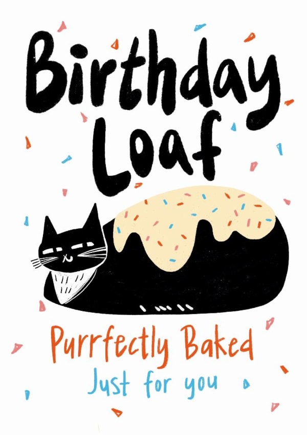 Cute Birthday Card – Birthday Loaf created by StudiOllie