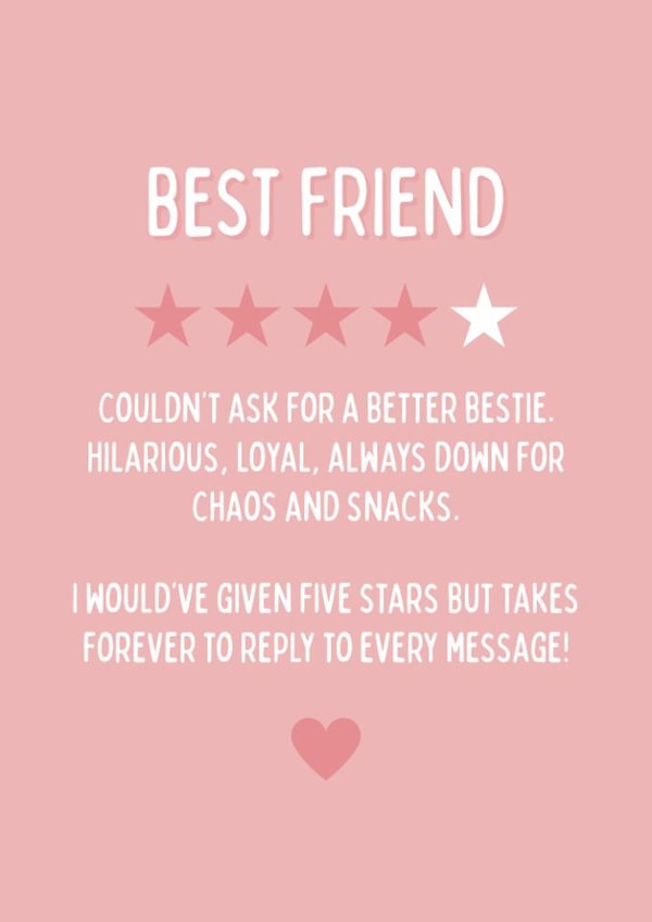 Heartfelt Birthday Card - For Her - Best Friend created by Blush Boulevard