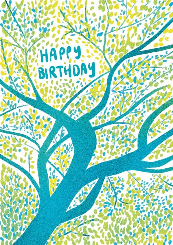 Classic Birthday Card - Tree - Nature created by Emma Enticknap