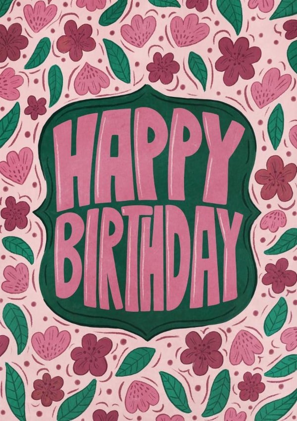 Pretty Birthday Card - For Her - Florals | thortful