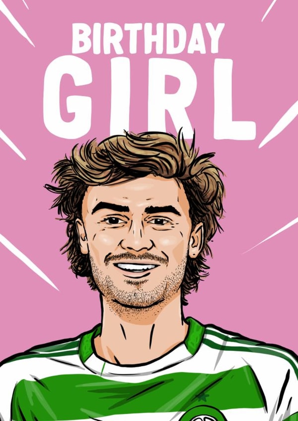 Celtic Birthday Card - Birthday Girl - Jota created by ZB CREATIVE