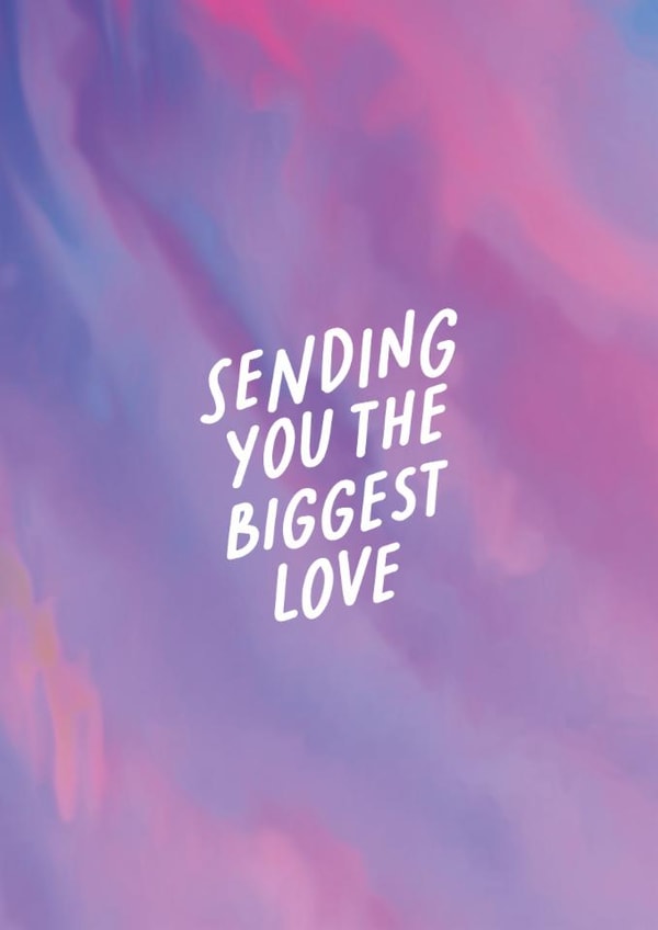 Thinking of you - Sending Love - Sunset inspired card for her! Any occasion! created by OHVERLEE