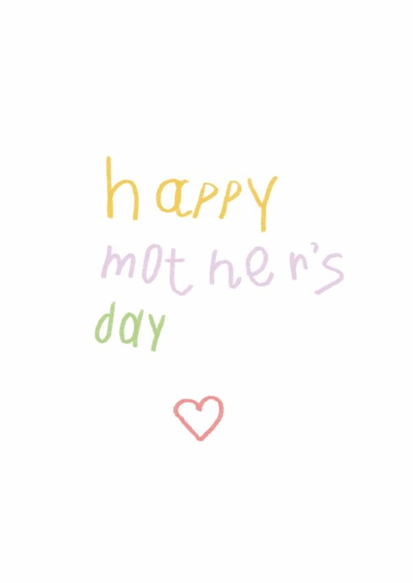 Cute card for Mother's Day created by Ekaterina Golubeva