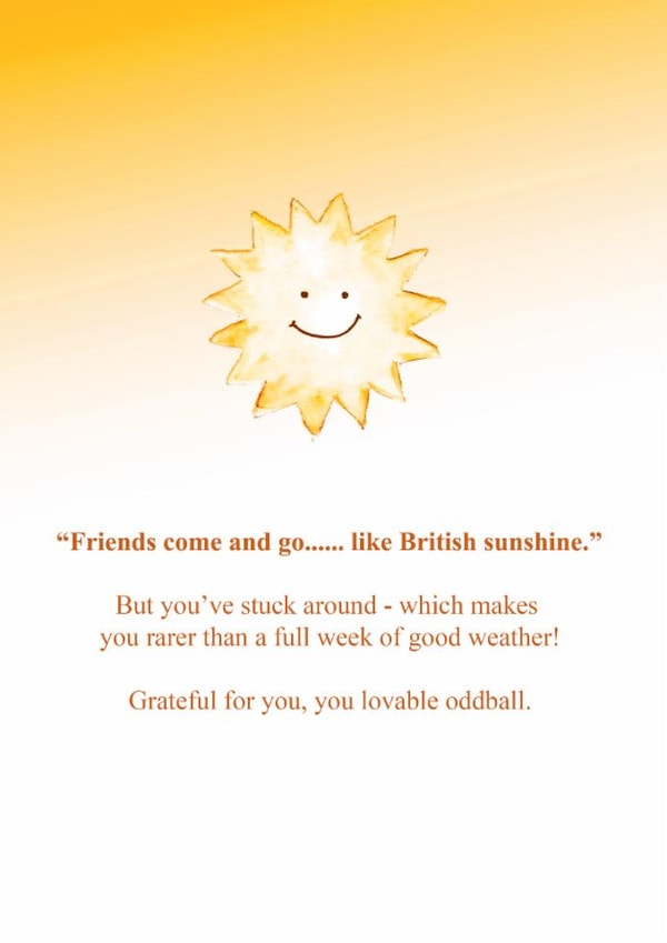Sunshine card for a friend created by preeta varkey