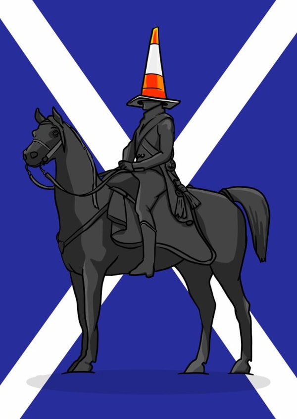 Fun Birthday Card - Scotland - Glasgow created by ZB CREATIVE