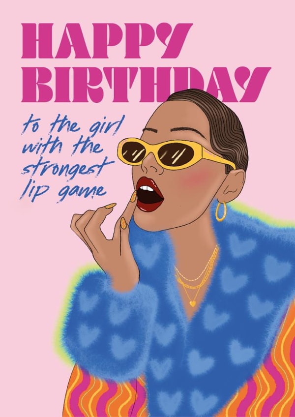 Cute Birthday Card for your Makeup Obsessed Bestie created by Ellecreate