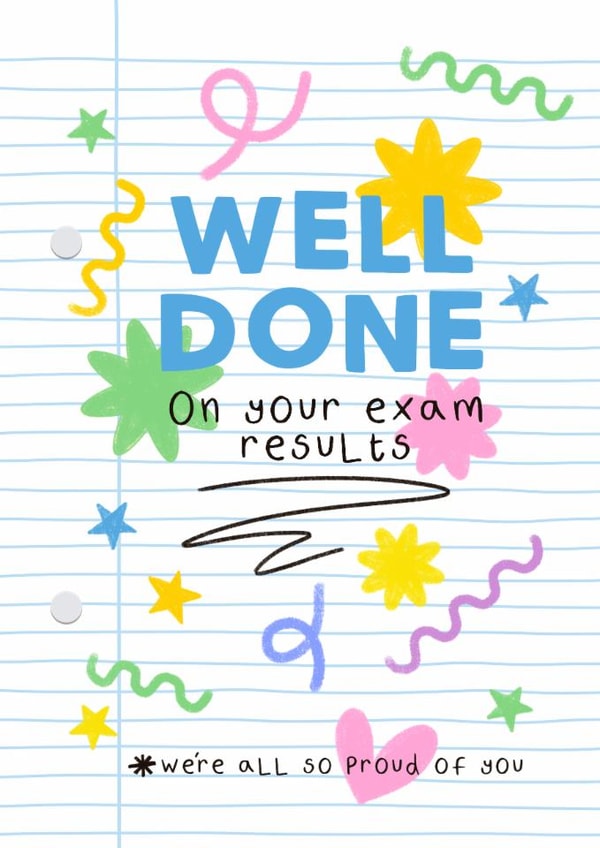 Classic Exams Card - Well Done - So Proud created by Jessica Rachel Sharp
