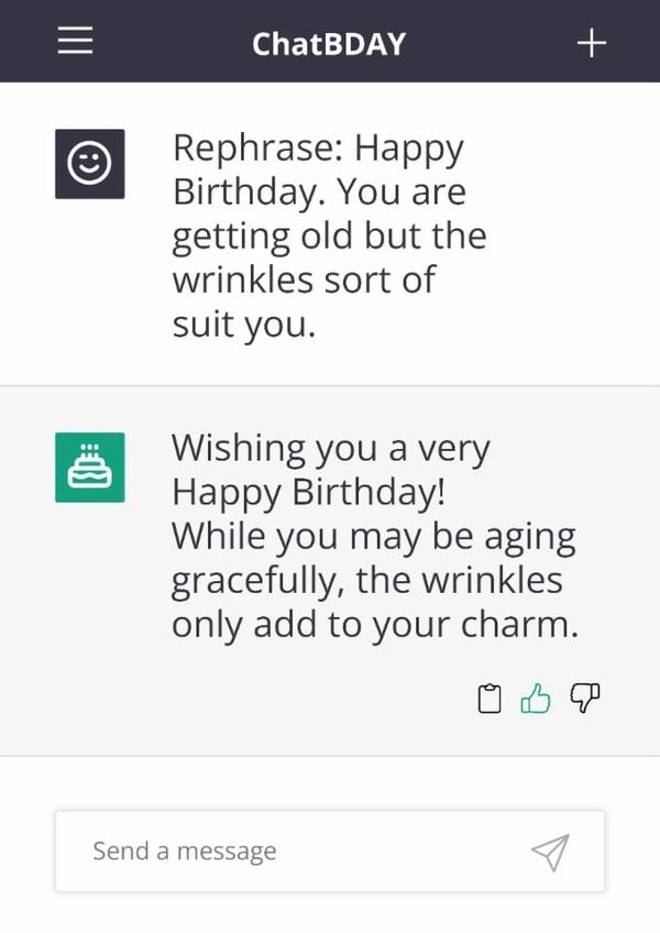 Funny Birthday Card - ChatGPT - Wrinkles created by Evie Garnett Designs