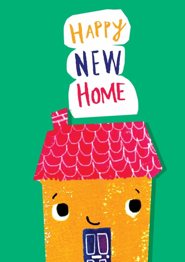 Cute New Home Card - Happy House created by Rosie & Radish
