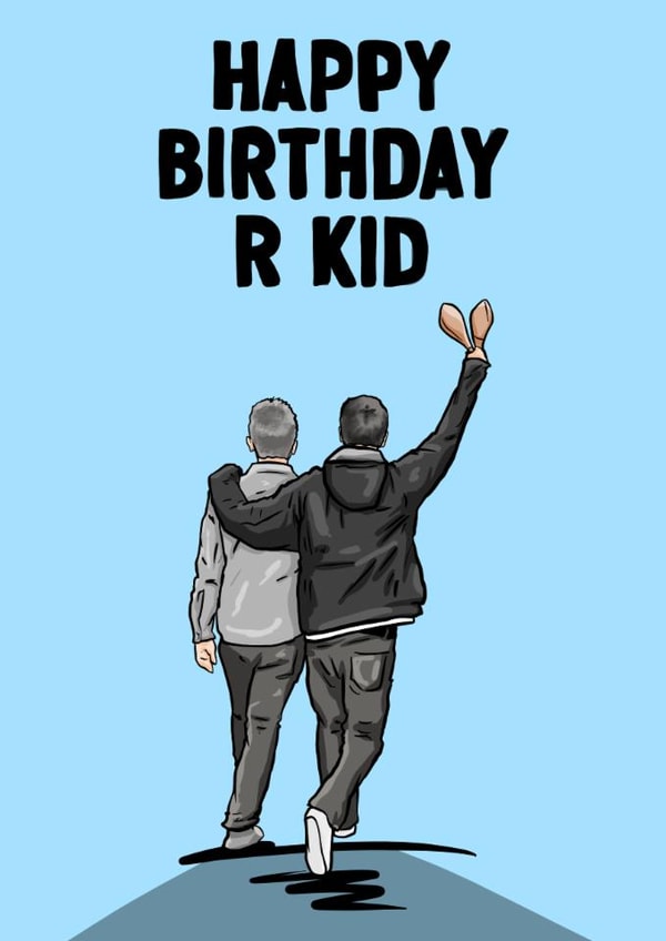 Fun Birthday Card - Oasis - Happy Birthday R Kid created by ZB CREATIVE