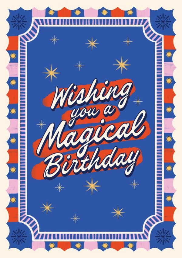 Classic Birthday Card - Magical Day created by Kamiya Chirodian