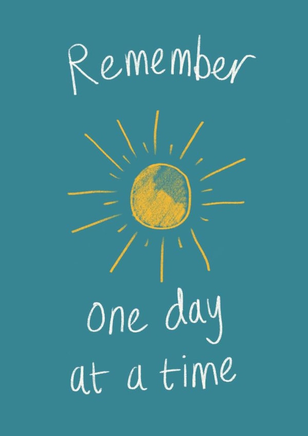 Sober - sobriety - positive message - hope created by Wild Hearts Print Club