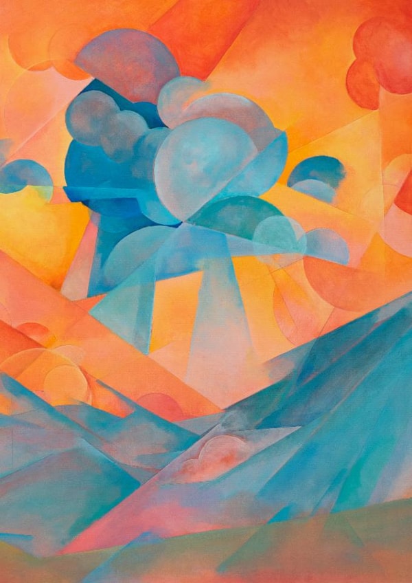 Palm Springs Winter Afternoon Storm created by Lizzie O'Grady