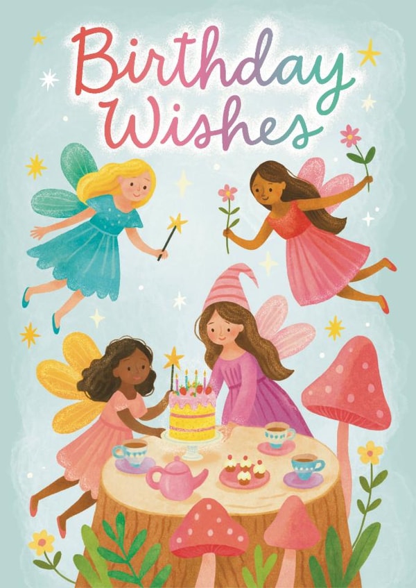 Cute Birthday Card - For Her - Fairies created by Sydney Jo Designs