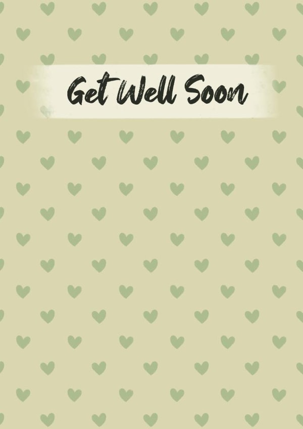 Cute classic get well soon card created by GScribbles