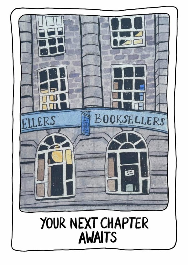 Card for new chapter - book lovers - Edinburgh booktok created by EmilyKateCo