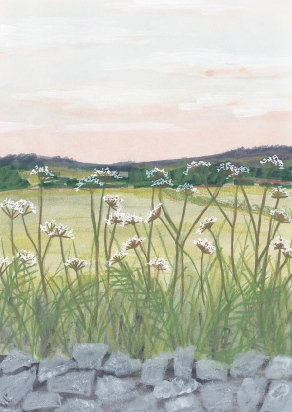 Arty Just Because Card - Countryside Sunset created by Joy Jen Studio