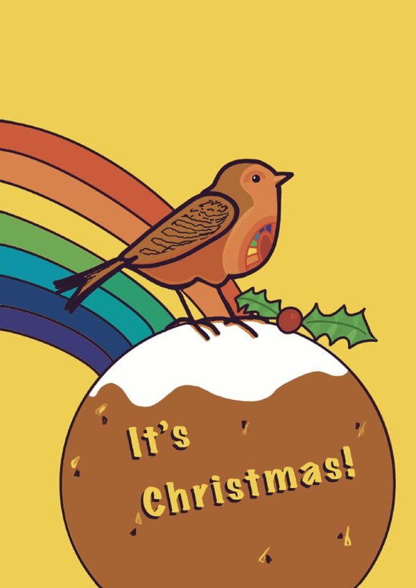 Robin Christmas card created by Miss Rose Creates