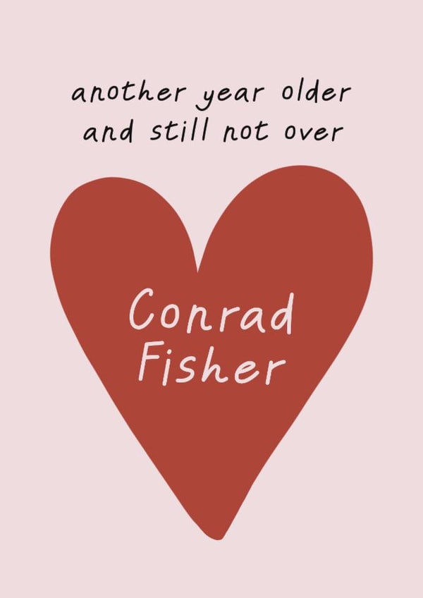 Fun Birthday Card - The Summer I Turned Pretty - Conrad Fisher created by Robs Doodles