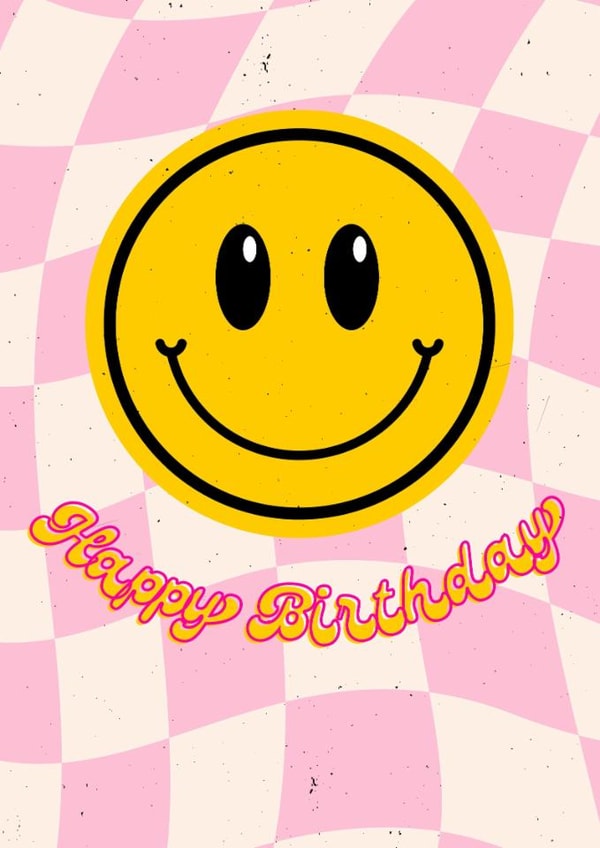 Smiley Face Birthday Card created by Keeks Cards