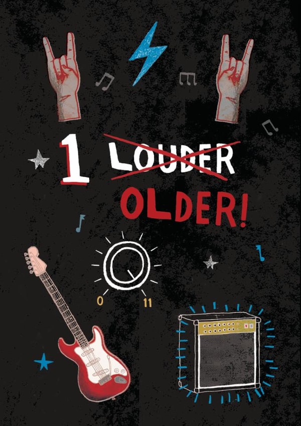 Funny Birthday Card - Spinal Tap created by Pencilface