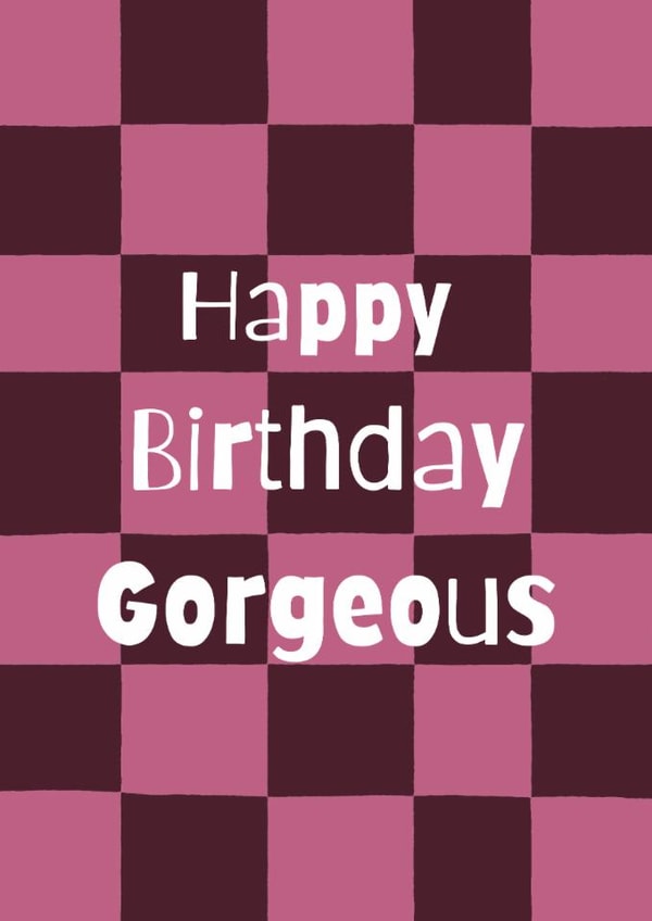 Classic Birthday Card - Gorgeous created by Philippa Kemp