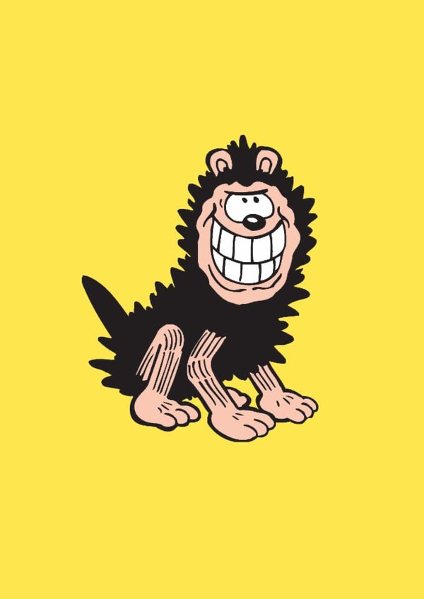 Fun Birthday Card - Beano - Gnasher created by Hype Associates