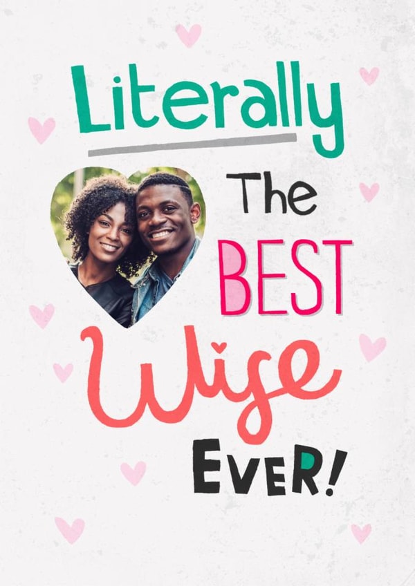 Cute Birthday/Anniversary Card - Best Wife Ever created by Pencilface