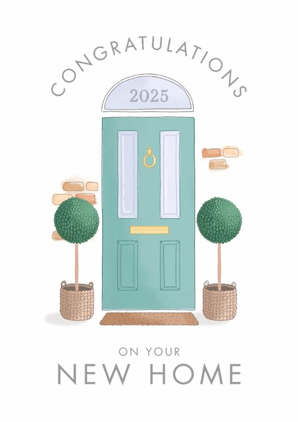 Classic New Home Card - 2025 - Door created by The Cake Thief
