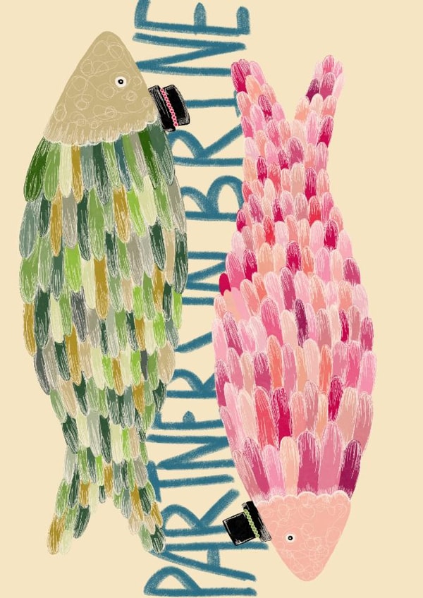 Cute couples anniversary card created by march & butler